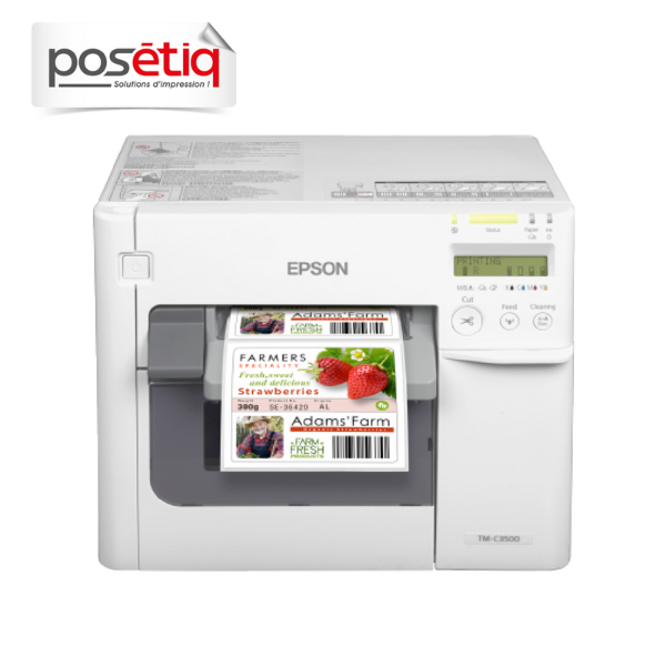 Personnalisation de vos étiquettes grâce à l'imprimante jet d'encre couleur EPSON C3500