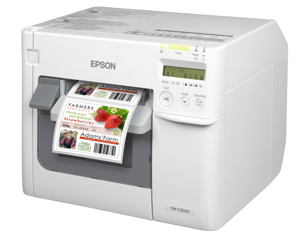 Personnalisation de vos étiquettes grâce à l'imprimante jet d'encre couleur EPSON C3500