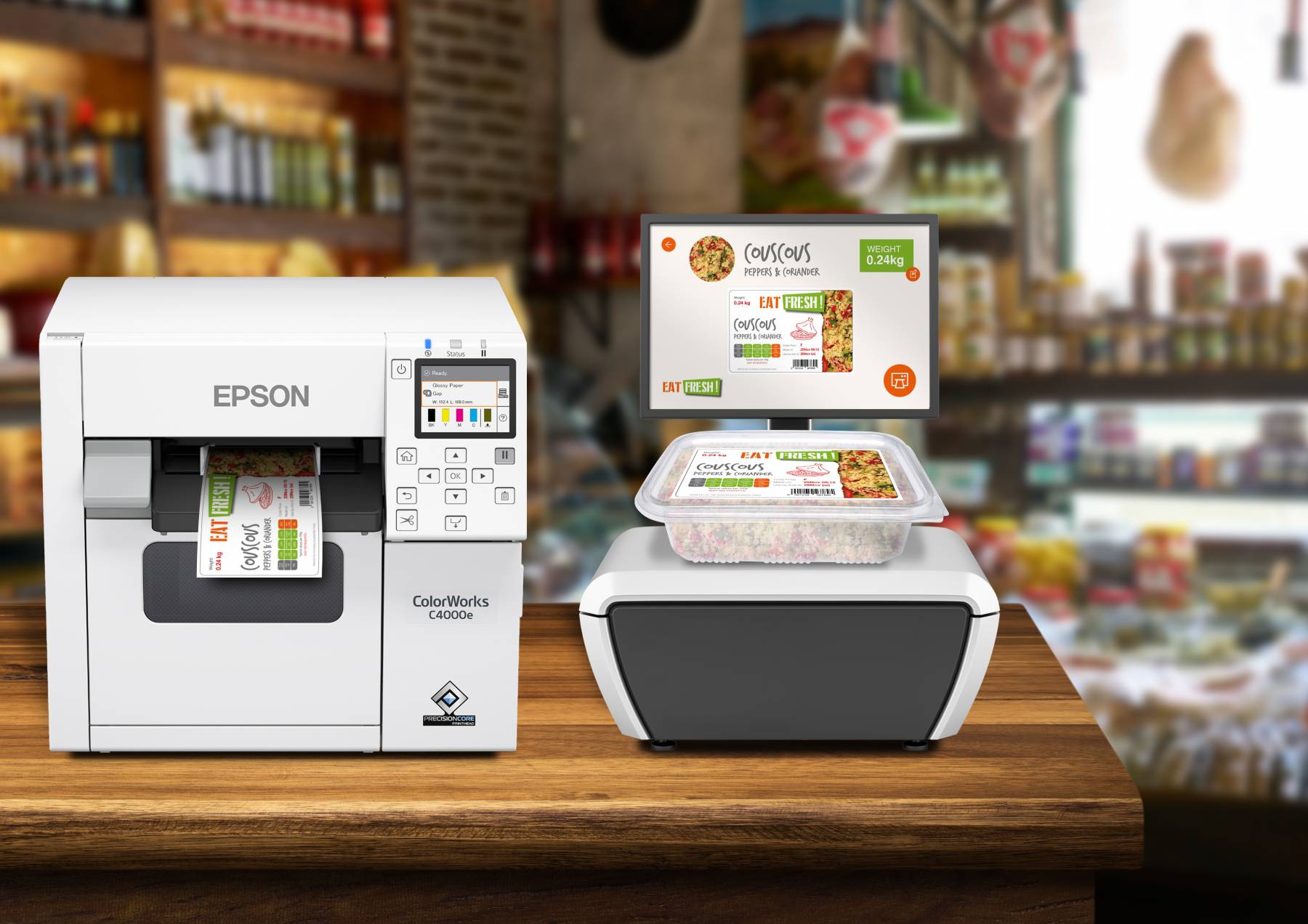 Imprimante couleur compacte EPSON ColorWorks C-4000